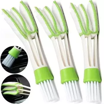 1 шт. Щетка для чистки автомобиля, щетка для очистки вентиляционного отверстия кондиционера, щетки для мытья воздуховодов, универсальные инструменты для чистки салона автомобиля