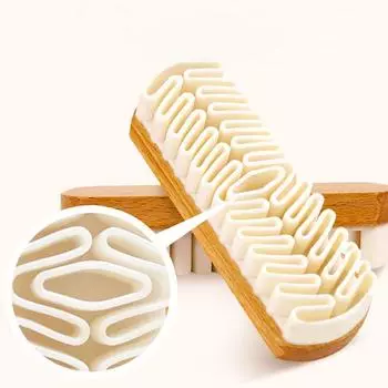 1 шт. Щетка для чистки замши, щетка для обуви, очиститель для обуви из замши, нубука, обуви/сапог/сумок, скребок, очиститель, ластик и освежитель