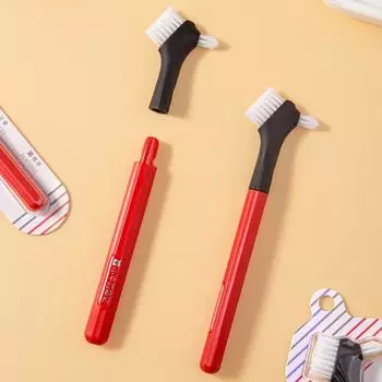 1 шт. Щетка для чистки зубных протезов, двухсторонняя щетка для чистки зубных протезов, невидимые брекеты, ортодонтические фиксаторы, щетка для удаления налета