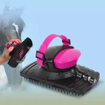 1 шт. Щетка для купания домашних животных, принадлежности для упряжи, щетка для вычесывания шерсти, массажная щетка для лошадей
