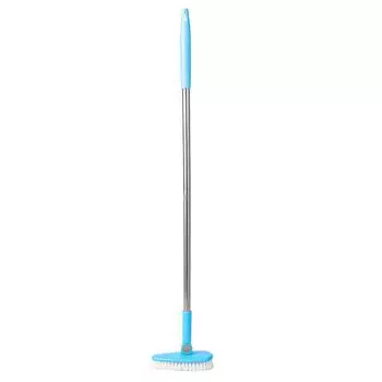 1 шт. Щетка для пола в ванной комнате для отеля, жесткая щетина, щетка для чистки ванной комнаты с длинной ручкой, щетка для чистки ванны и плитки без тупика 1PCS