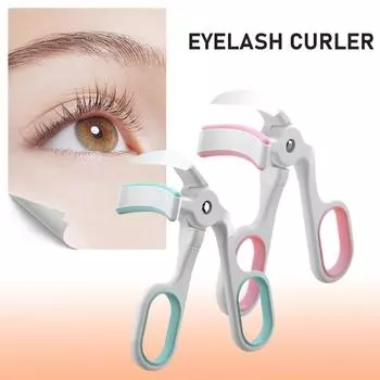 1 шт. Щипцы для завивки ресниц, профессиональный макияж глаз, красота для начинающих и щипцы для завивки ресниц, стиль завивки V5Q3 Green-1pcs