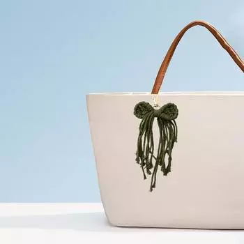 1 шт. шикарные украшения макраме бант кисточка ручная работа брелок декоративный креативный красивый