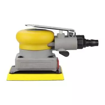 1 шт. Шлифовальная машина, автомобильная воздушная шлифовальная машина, полировщик с 20 шт. наждачной бумаги, пневматический автомобильный полировальный шлифовальный инструмент, квадрат 70*100 мм