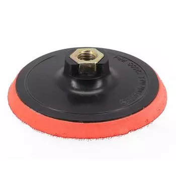 1 шт. шлифовальная подложка с резьбой M14, клейкая полировальная подложка 4,5/5 дюймов для каменной мебели, полировки дерева, шлифовки, угловой шлифовальной машины, детали инструмента