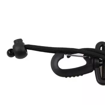 1 шт. шнур для камеры для подводного плавания с аквалангом, каноэ, с быстросъемной пряжкой и зажимами, спортивный аксессуар 1PC чёрный