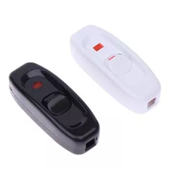 1 шт. шнуровой выключатель 250 В 10 А кнопка включения/выключения настольные лампы онлайн Midway Control Switch прикроватные лампы аксессуары белый