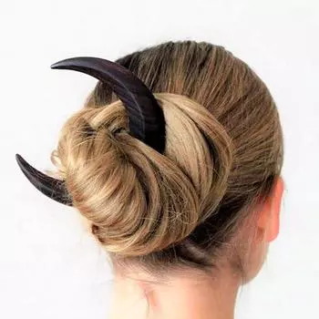 1 шт. шпилька-гребень для волос вилка для волос New Moon, индивидуальная длинная расческа для волос, моделирующая ручная резьба, палка для волос Ma am Moon, модная прическа 8cm красный