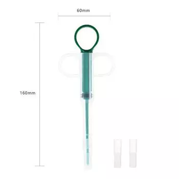 1 шт. шприц для домашних животных, таблетка, пистолет для таблеток, пиллер, дозатор, лекарство, вода, молоко, шприц, трубка, кормушка, инструменты, аксессуары для собак, кормушки для домашних животных 15cm X 6cm