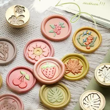 1 шт. Штамп головка для ручного счета конверт ремесло украшение огненный лак печать штамп головка DIY ручная работа растение цветок креатив