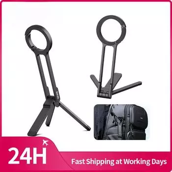 1 шт. штатив для мобильного телефона с пряжкой безопасности, подходит для двустороннего магнитного штатива, настольная установка, ручка для мобильного телефона чёрный