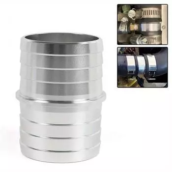1 шт. штуцеры для шланга, 3 шт. в упаковке 1-1/2 дюймовый алюминиевый сплав шланговый штуцер для соединения ремонтный фитинг муфта охлаждающая жидкость интеркулер теплообменник жидкость серебряный