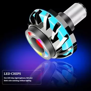 1 шт. Сигнальная лампа для мотоцикла Angel Eye, задний тормоз, задние фонари, светодиодные тормозные огни для мотоцикла, вспышка, стробоскоп, аксессуары, универсальный