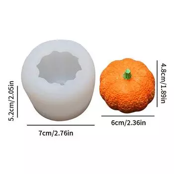 1 шт. силиконовая 3 размера Хэллоуин 3D форма для тыквы свеча украшение торта S