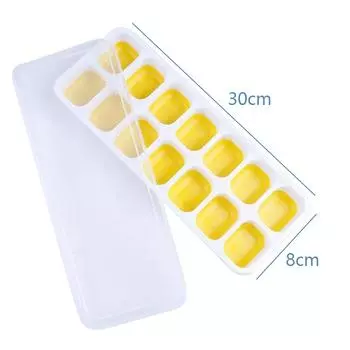 1 шт. силиконовая форма для льда, 14 сеток, форма для льда, квадратная форма для формочки для льда, легко формовать силиконовую форму для льда ZPG 30x8x2CM розовый