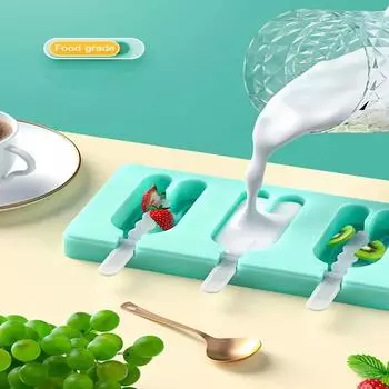 1 шт. силиконовая форма для мороженого, детская, самодельная, замороженная, форма для мороженого, легкосъемная, многоразовая, самодельная форма для мороженого