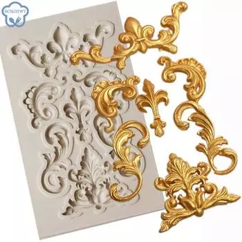 1 шт. силиконовая форма для помадки, инструменты для украшения торта, форма для шоколадной мастики, инструменты для украшения торта из сахарной пасты 1PC