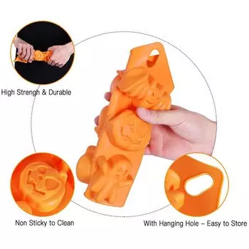 1 шт. Силиконовая форма для тыквы на Хэллоуин, практичная, креативная, силиконовая форма для тыквенного торта, инструменты для выпечки, детский подарок