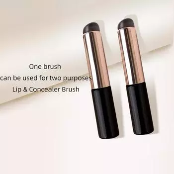 1 шт. Силиконовая кисть для губ Smudge Brush Мягкая круглая головка Портативная Premium Feeling