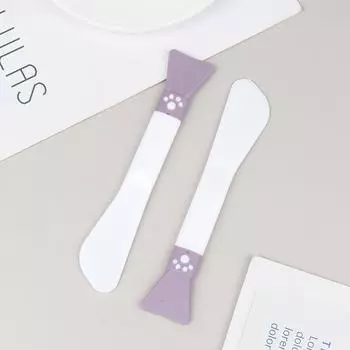 1 шт. силиконовая кисть для маски «кошачий коготь», косметическая кисть с двумя головками, регулирующая палочка для маски, мягкая маска для лица, инструмент для ухода за лицом