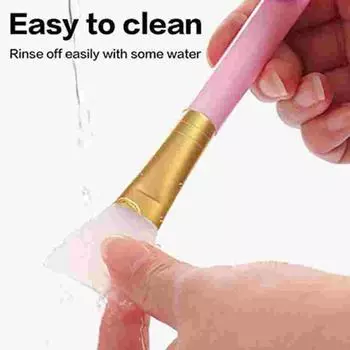 1 шт. Силиконовая кисть для нанесения маски, косметический инструмент для маски, мягкая силиконовая кисть для нанесения грязевой маски для лица, безволосый лосьон для тела и аппликатор масла для тела