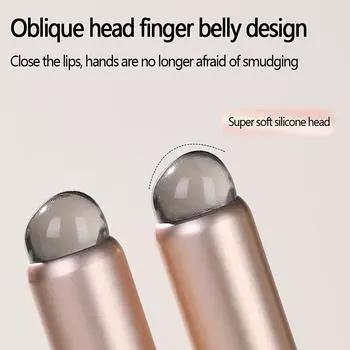 1 шт. силиконовая кисточка для губ круглая головка кисть консилер кисть для губ мякоть пальца кисточка чехол для помады кисть для макияжа инструменты для макияжа onesize