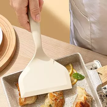 1 шт., силиконовая лопаточка, пищевая кухонная утварь, антипригарная посуда для выпечки тамагояки, лопаточка для стейка, пиццы, кухонные принадлежности, инструменты чёрный