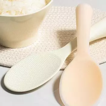 1 шт. силиконовая ложка для риса кухонный половник антипригарная кастрюля электрическая рисоварка совок для готовки бытовые принадлежности белый