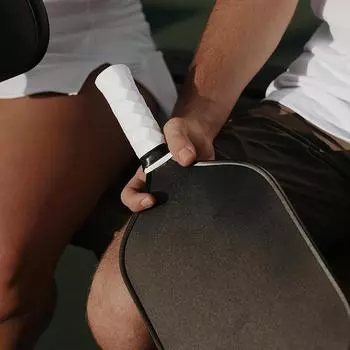 1 шт. силиконовая накладка на рукоятку ракетки для пиклбола с нескользящей ручкой для пляжного тенниса, многоразовые аксессуары для пиклбола коричневый