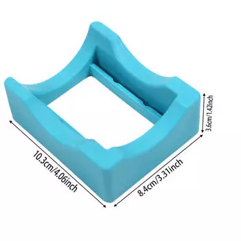 1 шт. Силиконовая подставка для чашек для тамблеров, держатель для тамблеров для рукоделия со встроенным пазом и войлочным ракелем, противоскользящая подставка для тамблеров, держатель для чашек One Size