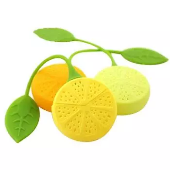 1 шт. силиконовая поилка, чайник, чашка, ситечко для травяного чая, фильтр для заварки, лимонный мешок