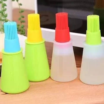 1 шт. силиконовая щетка для барбекю, бутылка для барбекю, медовое масло, наметка, кухонный инструмент для приготовления пищи розовый