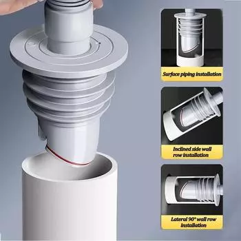 1 шт. силиконовое уплотнительное кольцо для канализации в ванной комнате, заглушка для канализационной трубы кухонной раковины, заглушка для стиральных машин, заглушка для сливного соединения в полу
