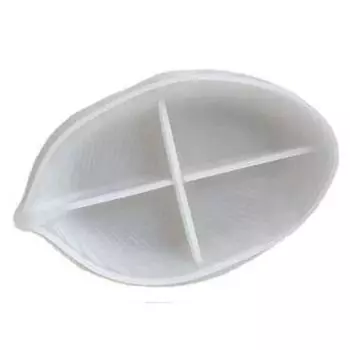 1 шт. Силиконовые формы для листа гинкго, листьев клена, ручная работа, форма для подноса из листьев 18.5*14.7cm белый