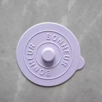 1 шт. силиконовые противопылевые чехлы для кофейных чашек, милые многоразовые крышки для чашек для чая, крышка для напитков на открытом воздухе One Size фиолетовый