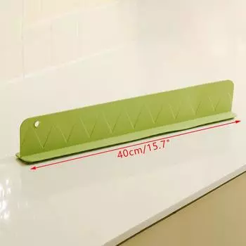 1 шт. Силиконовый брызговик для раковины с присоской, для бассейна, для защиты одежды от брызг воды S зелёный