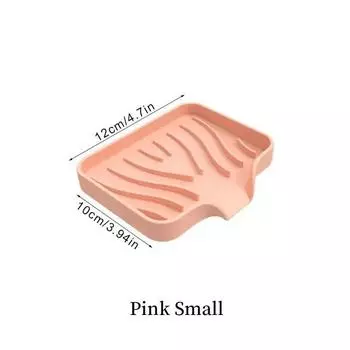 1 шт. Силиконовый поднос для мыла/подставка, самоосушающаяся мыльная подставка, многофункциональная подставка для мойки без отверстий, стойка для хранения для ванной комнаты и кухни