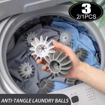 1 шт., силиконовый волшебный мяч для стирки, многоразовый инструмент для чистки одежды, средство для удаления шерсти домашних животных, стиральная машина, ловушка для кошачьей шерсти, мяч для стирки