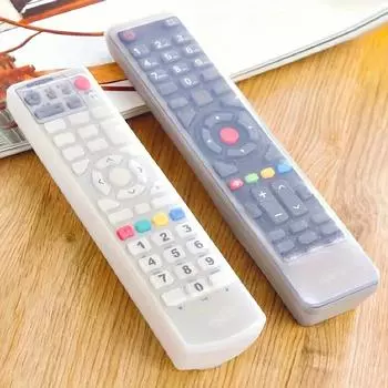 1 шт. Силиконовый защитный чехол для пульта дистанционного управления, прозрачный чехол для пультов управления телевизором/кондиционером, портативный чехол для хранения S