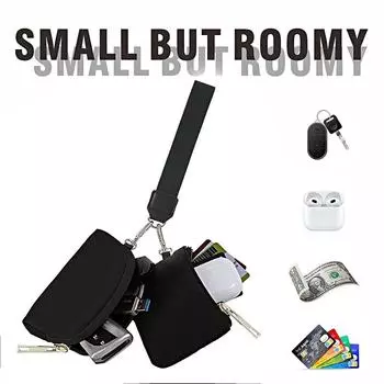 1 шт. Симпатичная компактная удобная сумка на запястье кошелек для монет портативная спортивная на открытом воздухе съемная молния