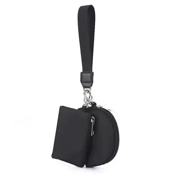 1 шт. Симпатичная компактная удобная сумка на запястье кошелек для монет портативная спортивная на открытом воздухе съемная молния
