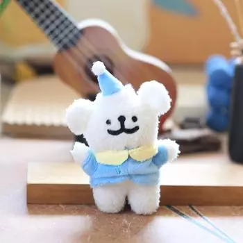 1 шт., симпатичная кукла-щенок, кулон с ключами, брелок для девочек, мультяшная машина, кавайные женские аксессуары для сумки, креативная плюшевая кукла, брелок