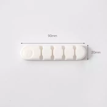 1 шт. Симпатичные держатели для кабельных органайзеров, зажимы для настольных органайзеров для управления кабелями в офисе и дома