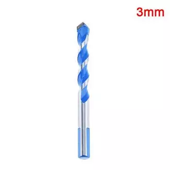 1 шт. синее многофункциональное высококачественное сверло 3 мм до 12 мм, спиральное лопаточное сверло 6mm