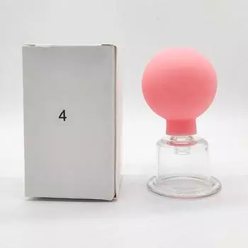 1 шт., синие розовые банки для вакуумных банок, ПВХ-головка, стеклянная всасывающая баночка для массажа тела, семейная меридианная акупунктура, китайская медицинская терапия as the picture