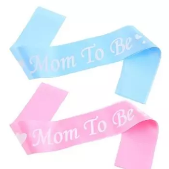 1 шт. Синий/мама с надписью Лента-Кушак на плечо ремень для подарка на вечеринку для новой мамочки Pink