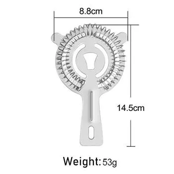1 шт. ситечко для коктейлей из нержавеющей стали 304, ситечко для бара, инструмент для бара, ситечко для напитков для профессиональных барменов и миксологов A