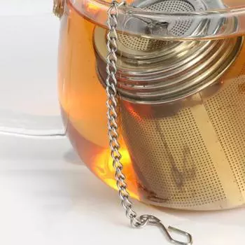 1 шт., ситечко для заварки чая из нержавеющей стали, многоразовый сетчатый фильтр