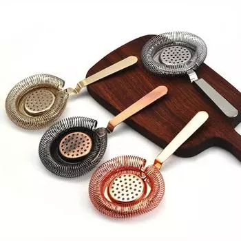 1 шт., сито из нержавеющей стали, сито для коктейлей, аксессуары для напитков, барные аксессуары, инструменты для бара серебряный