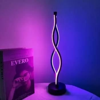 1 шт. скандинавская лампа, ночник для спальни, минималистская творческая личность, художественная атмосфера, лампа black